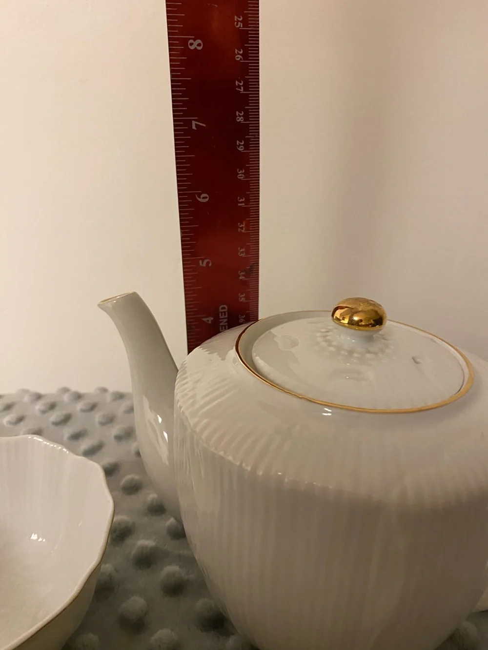 Japanese Tea Pot Set with Plates